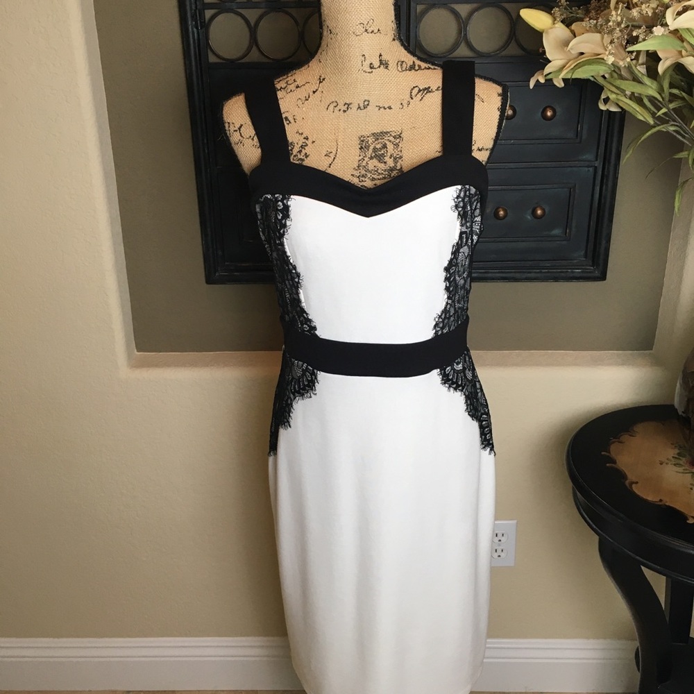 DARLING LACE TRIM DRESS